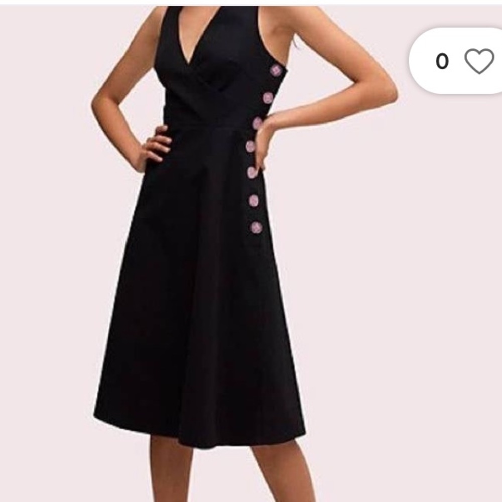 Kate Spade jacquard scallop dress